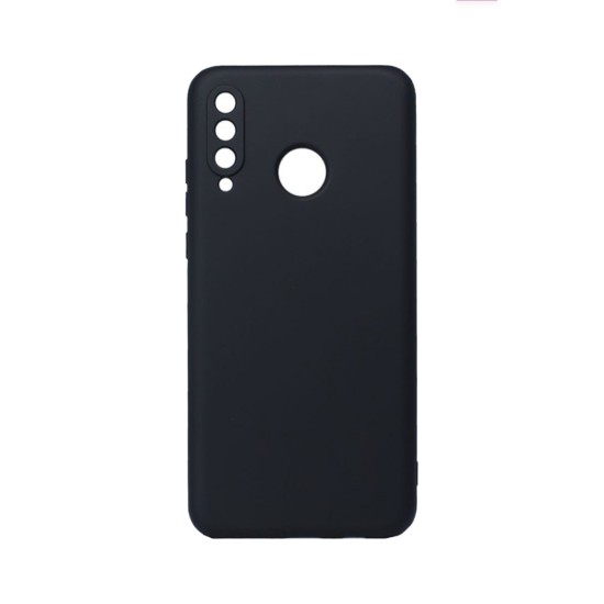 Silicone Case with Camera Shield for Huawei P30 Lite Black